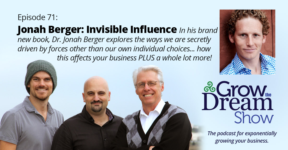 #71 Jonah Berger – Invisible Influence
